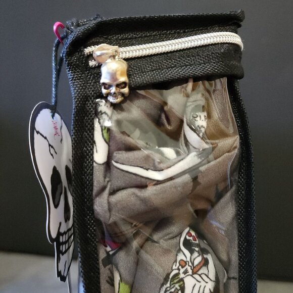 Ed Hardy Grim Reaper 6 Piece Queen Double Brushed Sheet Set - Picture 6 of 6